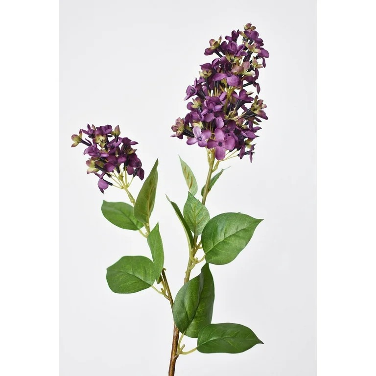 28.5" Faux Dark Purple English Lilac Stem | Walmart (US)