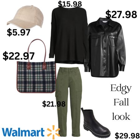 Edgy Fall Walmart outfit idea!!🍂🍁✨🤎🖤

#LTKstyletip #LTKSeasonal #LTKFind