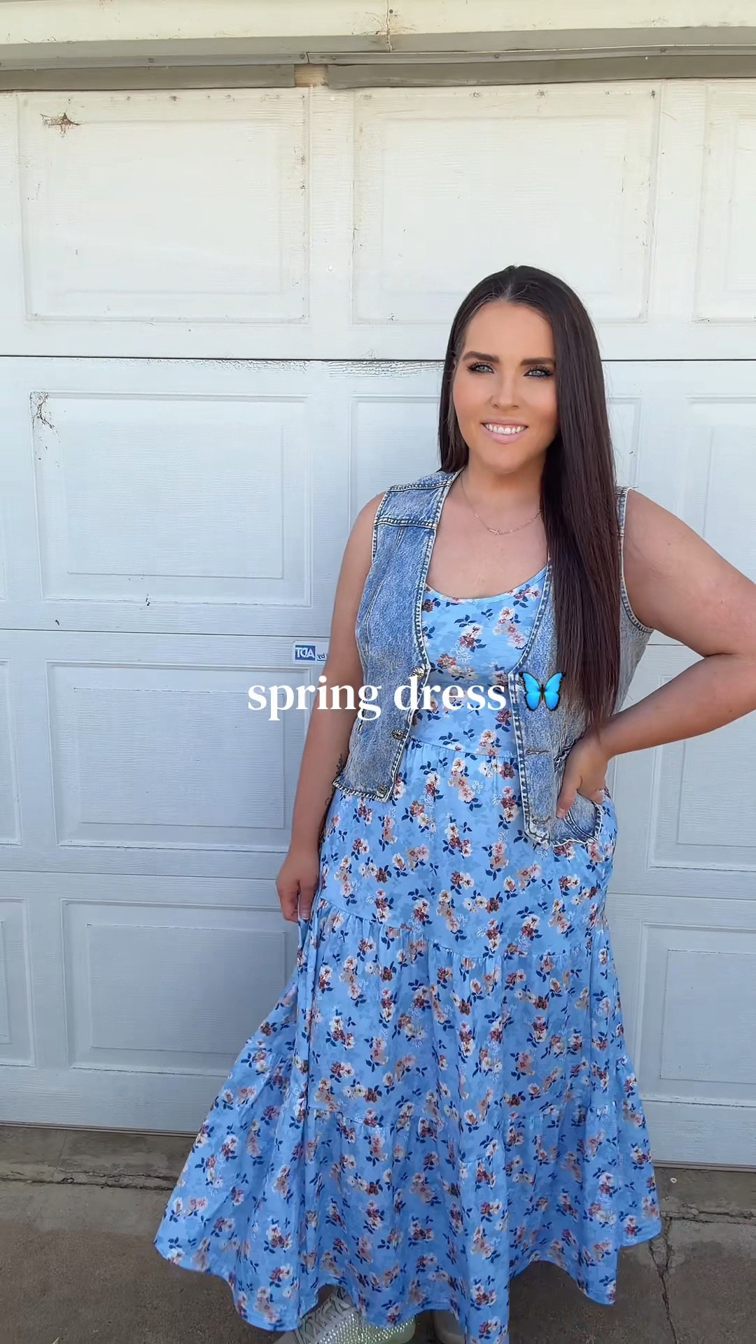 Midsize mama spring outfit from Amazon 

Vest- XL
Dress- large 

#LTKMidsize #LTKootd #LTKSeasonal