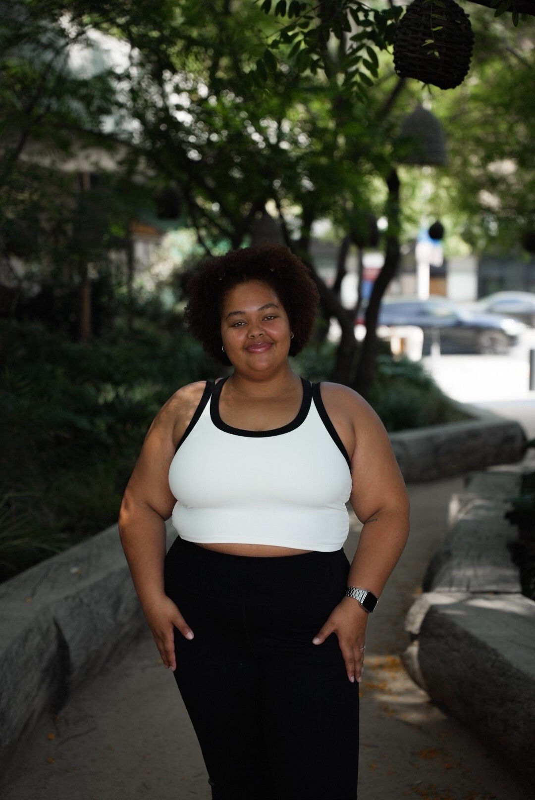 Wearing a size 1 in both! Super comfy! The pants are perfect for my height! 

5’4 
Size 14/16

#LTKActive #LTKPlusSize