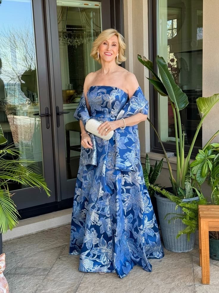 Spring wedding season is here and I couldn’t resist this dreamy blue floral gown from  Alex Evenings￼ 💙✨ Between the elegant silhouette, the beautiful shimmer in the fabric, and the matching wrap, this look made me feel so feminine and confident all night long.

There’s just something special about getting dressed up for a spring wedding — soft florals, pretty details, and a little excuse to feel extra glamorous ✨

#LTKWedding #LTKOver40 #LTKSeasonal