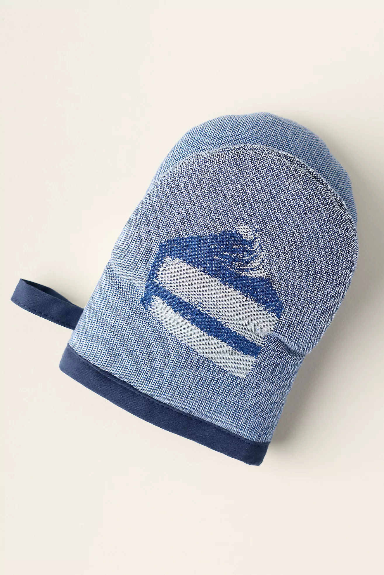 Ariane Jacquard Oven Mitt | Anthropologie (US)
