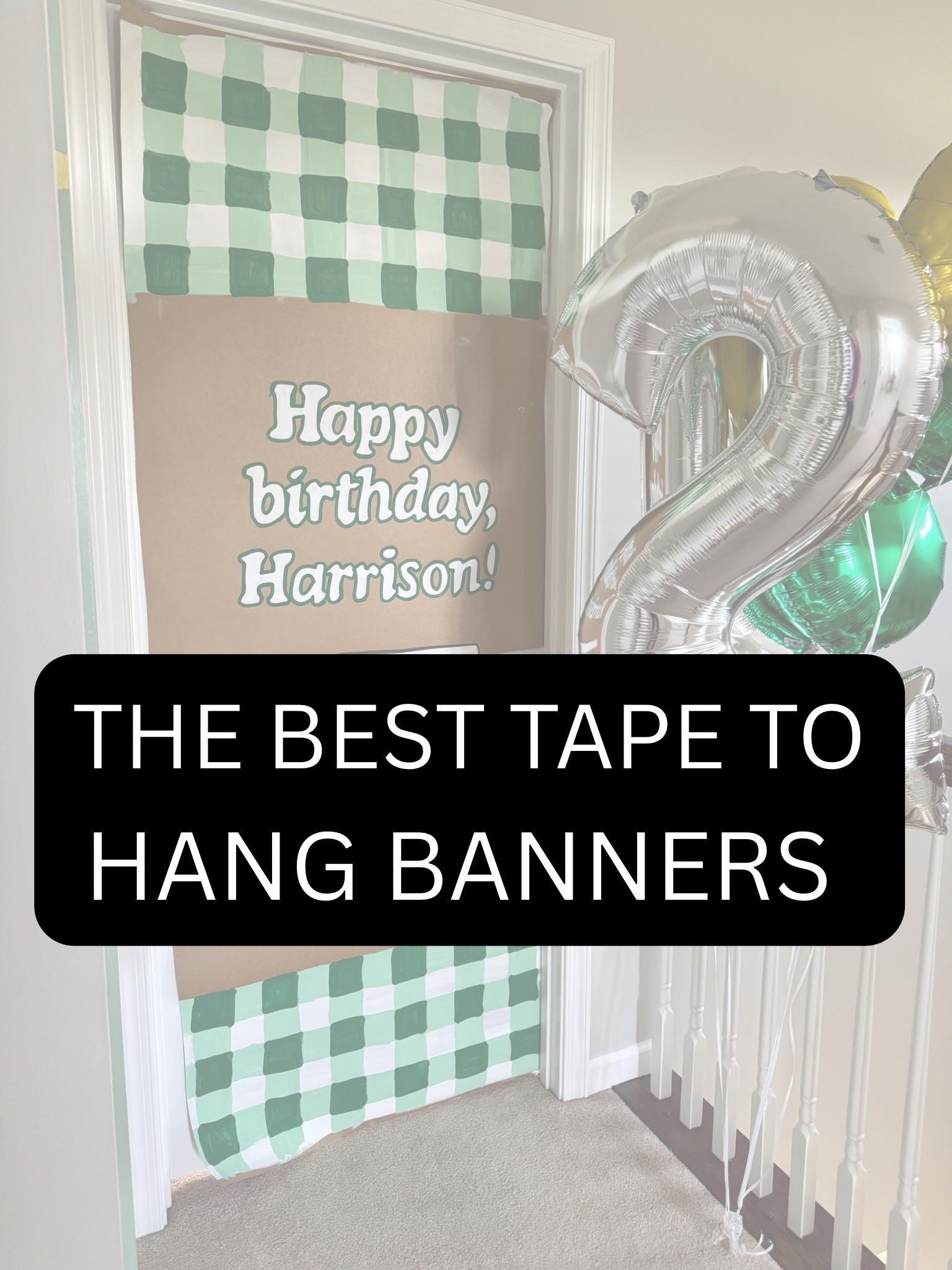 This tape is perfect for banners and posters. It will not damage your walls!  

#LTKmomlife #LTKWedding