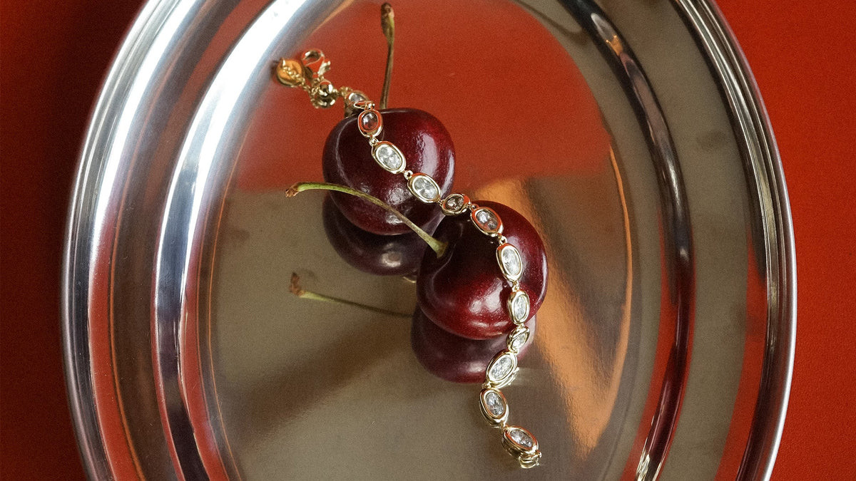 Pearl Turquoise Beaded Bracelet 18ct Gold ... | Daisy London Jewellery