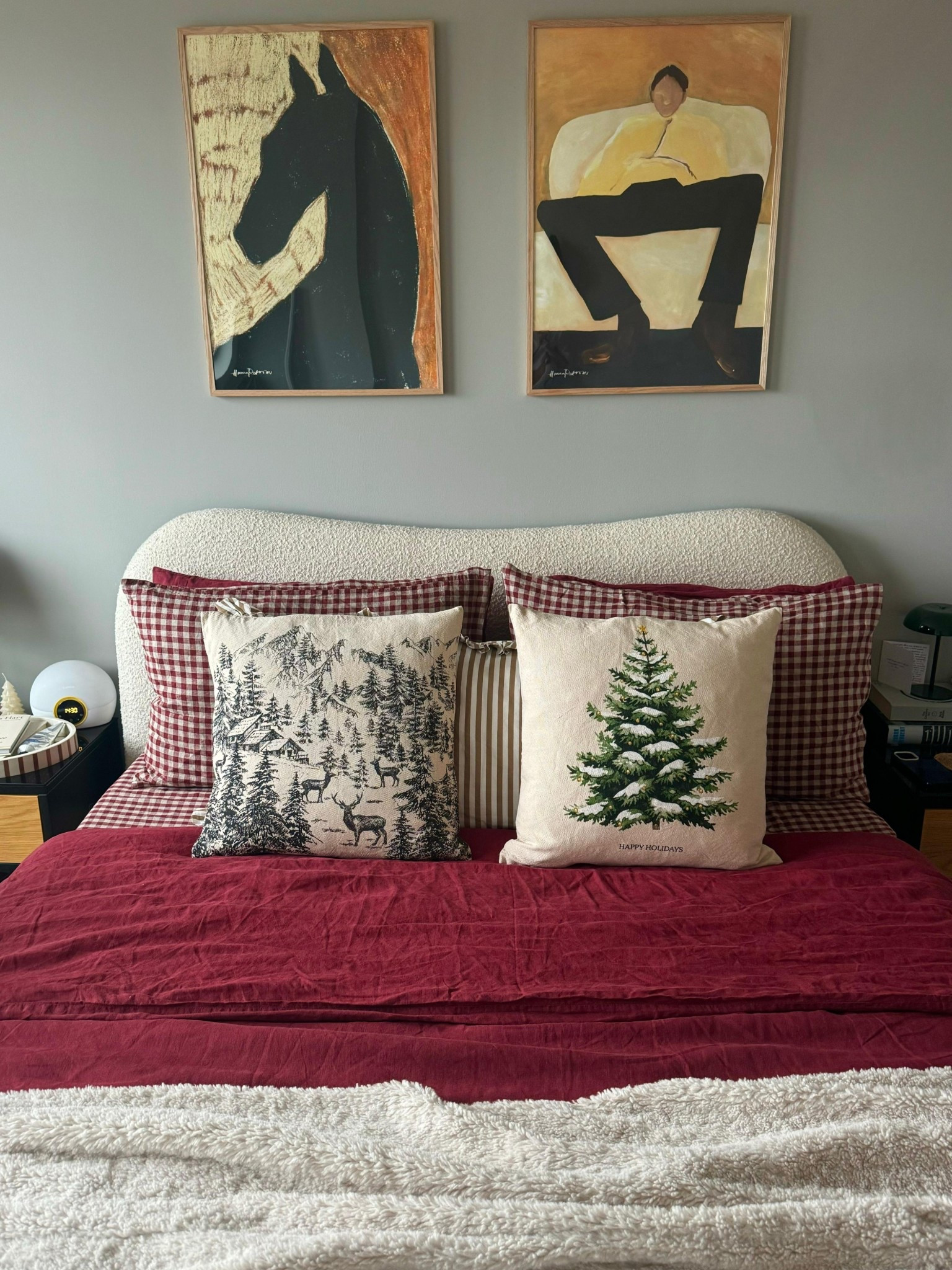 Couldn’t wait for the Christmas bedding any longer ⭐️

Piglet in bed, H&M home, pillow cover, linen bedding, gingham bedding, Christmas decor, Christmas beddingg

#LTKfestive #LTKwinter #LTKhome