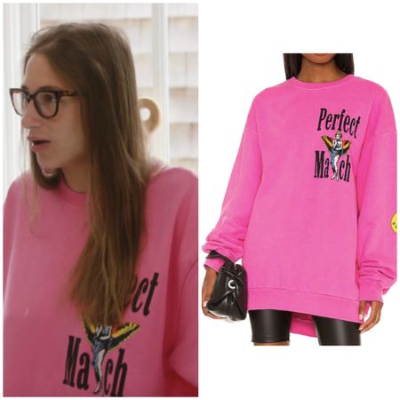 Amanda Batula’s Hot Pink “Perfect Match” Sweatshirt 