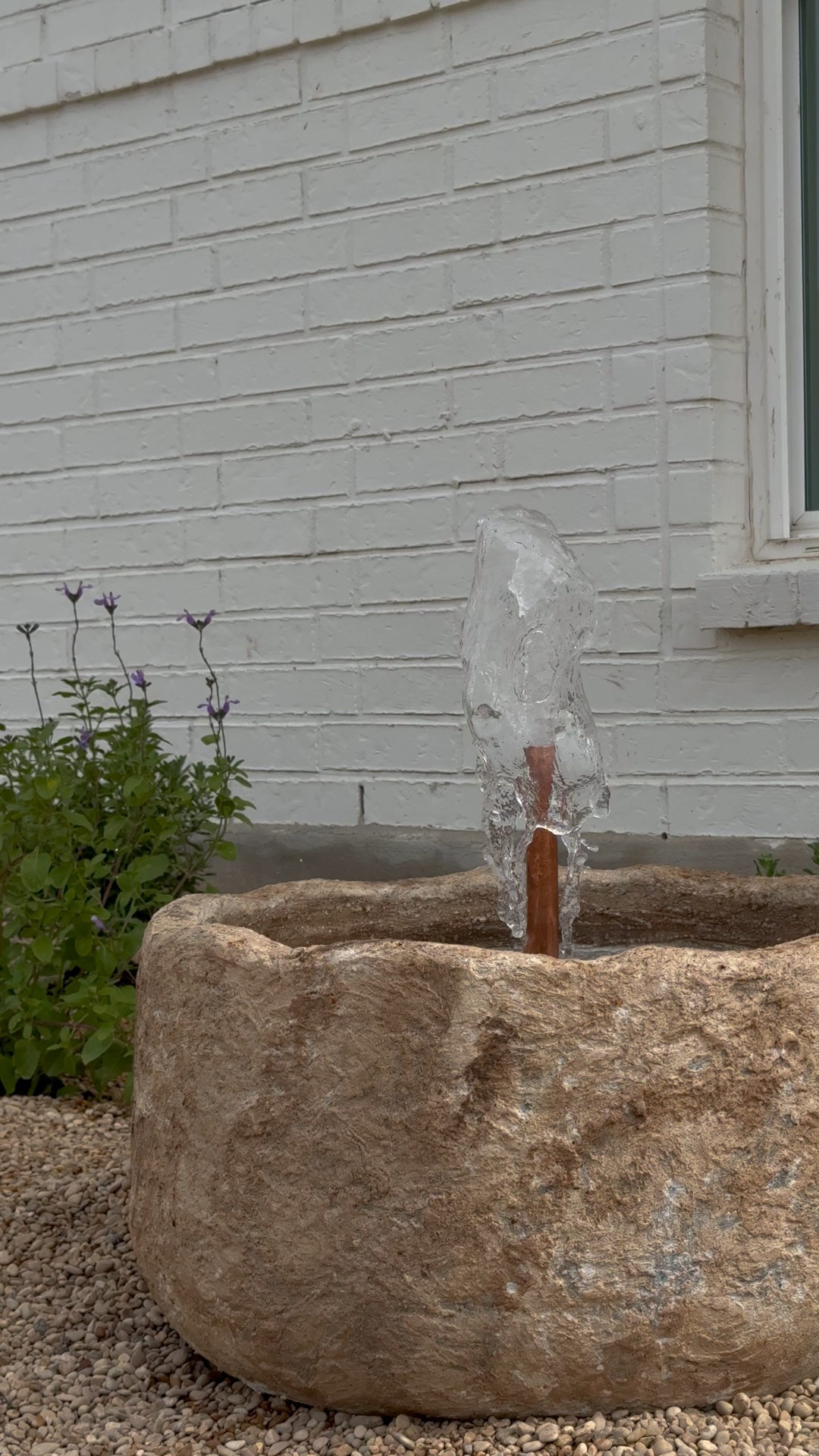 DIY faux limestone fountain #diy #diyfountain #limestonetrough #gardenthings 

#LTKHome