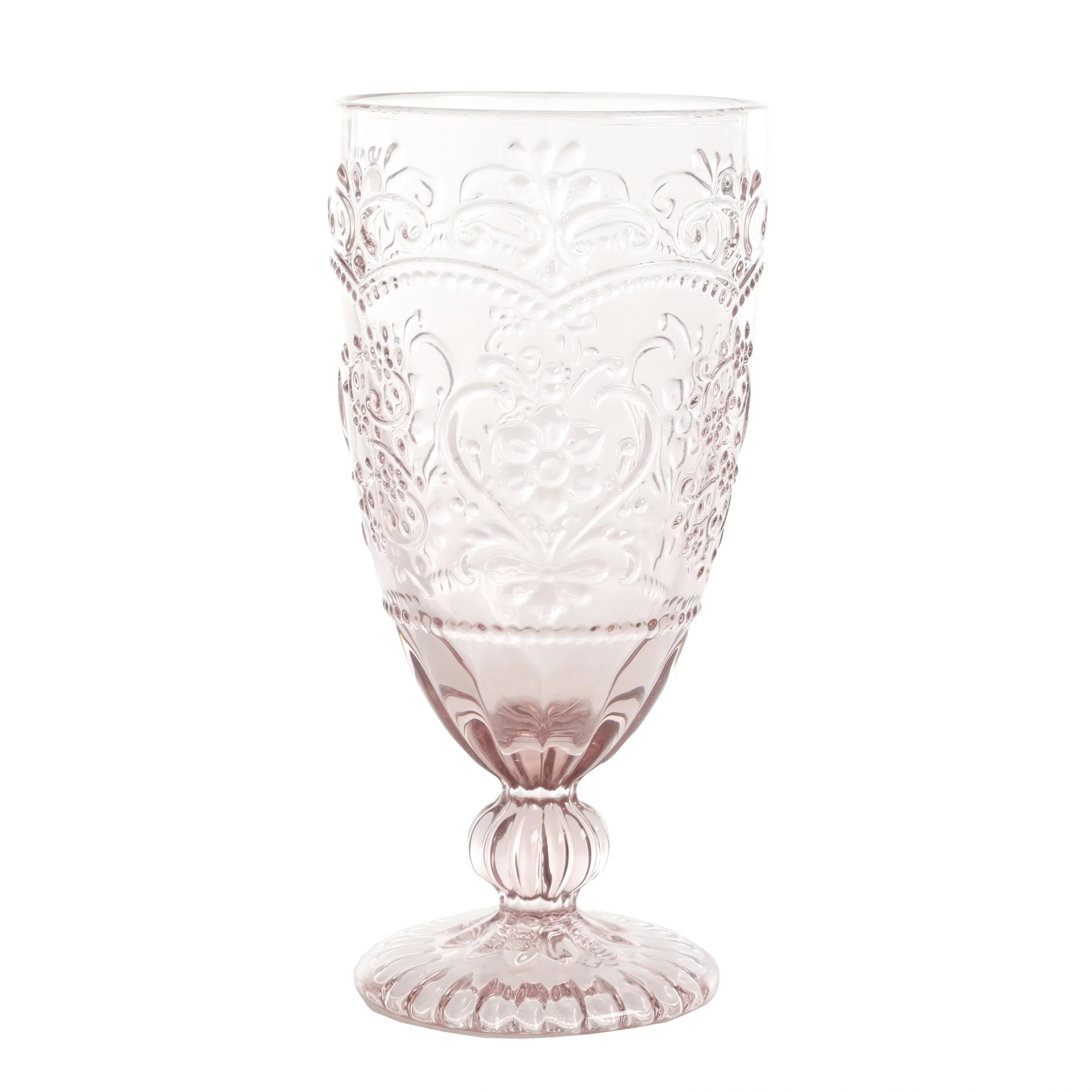 The Pioneer Woman Amelia 14.7-Ounce Rose Tea Goblets, Set of 4 | Walmart (US)