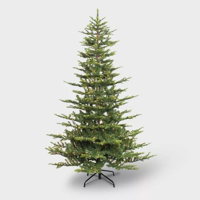 7.5ft Pre-lit Full Sierra Pine Artificial Christmas Tree with metal stand Incandescent Clear - Wo... | Target