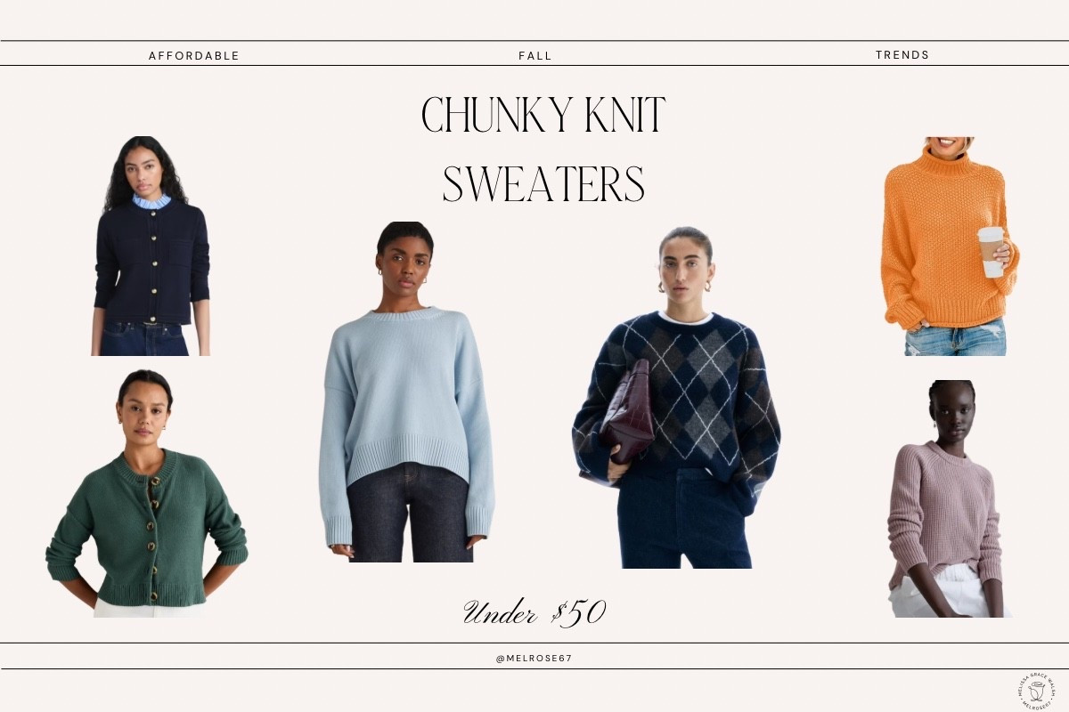 Affordable fall fashion trends: chunky knit sweaters

#LTKSeasonal #LTKMidsize