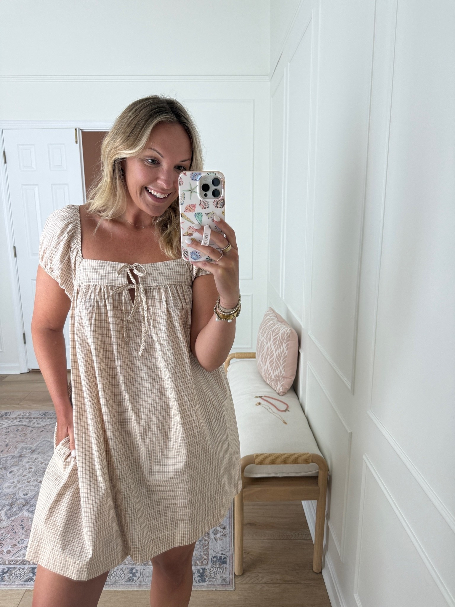Adorable mini dress for early fall! Perfect for a date night too! Wearing a med
