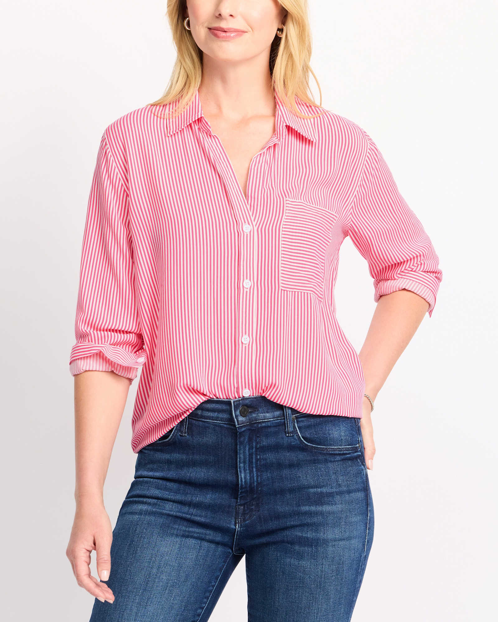 Kyla Relaxed Button Down Shirt | Stitch Fix
