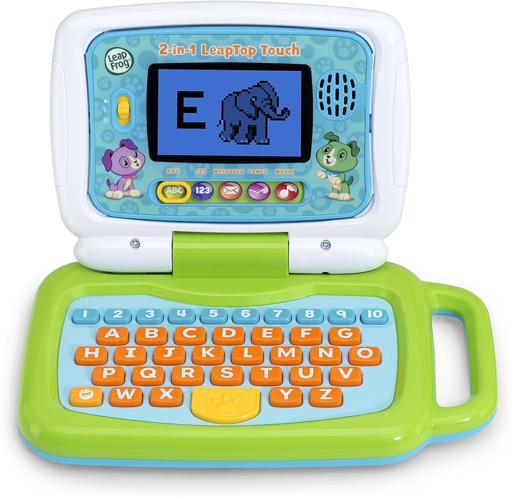 LeapFrog 2-in-1 LeapTop Touch, Green | Amazon (US)