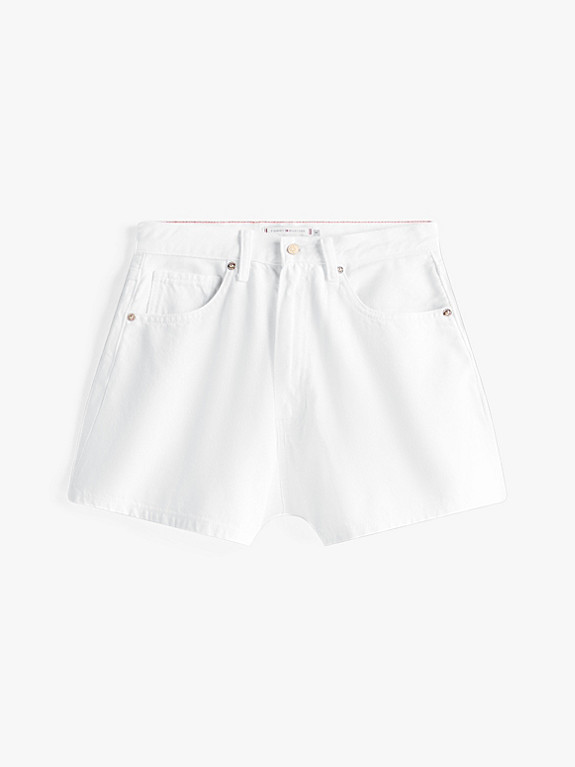 White High Rise Flare Denim Shorts | Tommy Hilfiger UK