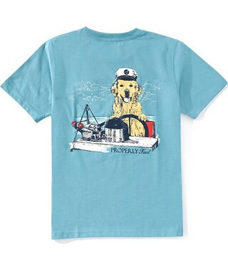 Big Boys Golden Captain T-Shirt | Dillard's