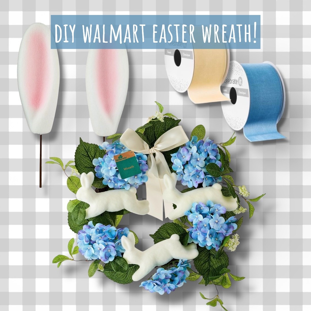 Easy diy Easter bunny wreath from Walmart! Add ear picks to top & swap out ribbon for a pretty velvet color bow!

Easter wreath, Easter decor, porch decor, spring front porch, spring wreath, Walmart Easter decorations 


#LTKmomlife #LTKSeasonal #LTKHome