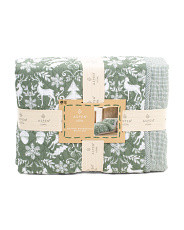 Festive Reversible To Gingham Pattern Quilt Set | Bed & Bath | Marshalls | Marshalls