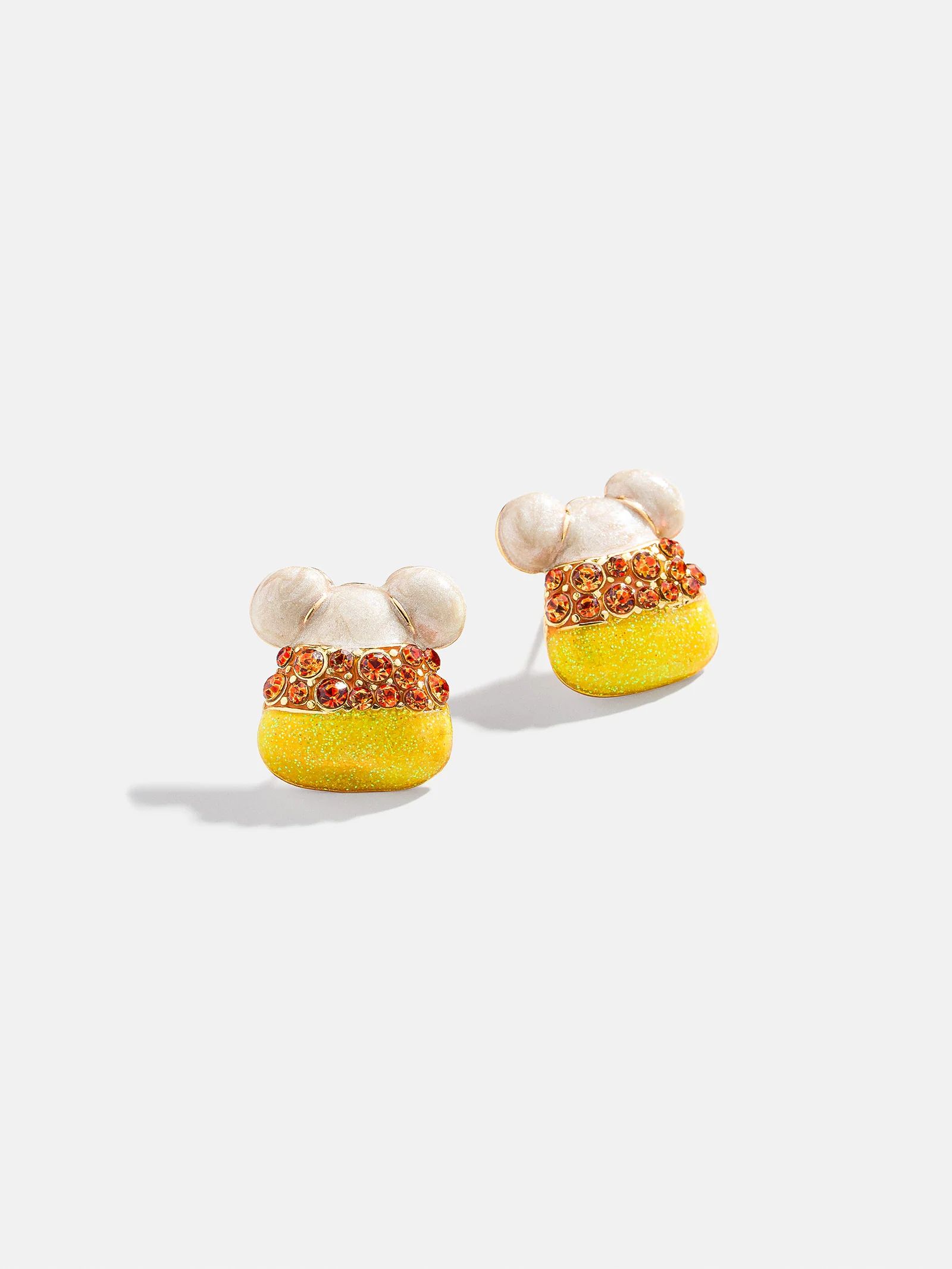 Mickey Mouse Disney Candy Corn Stud Earrings - Disney Candy Corn Stud Earrings | BaubleBar (US)