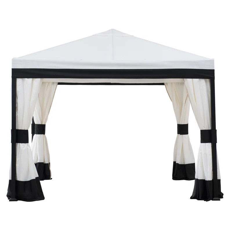 10 Ft. W x 10 FT. D Steel Patio Gazebo | Wayfair North America