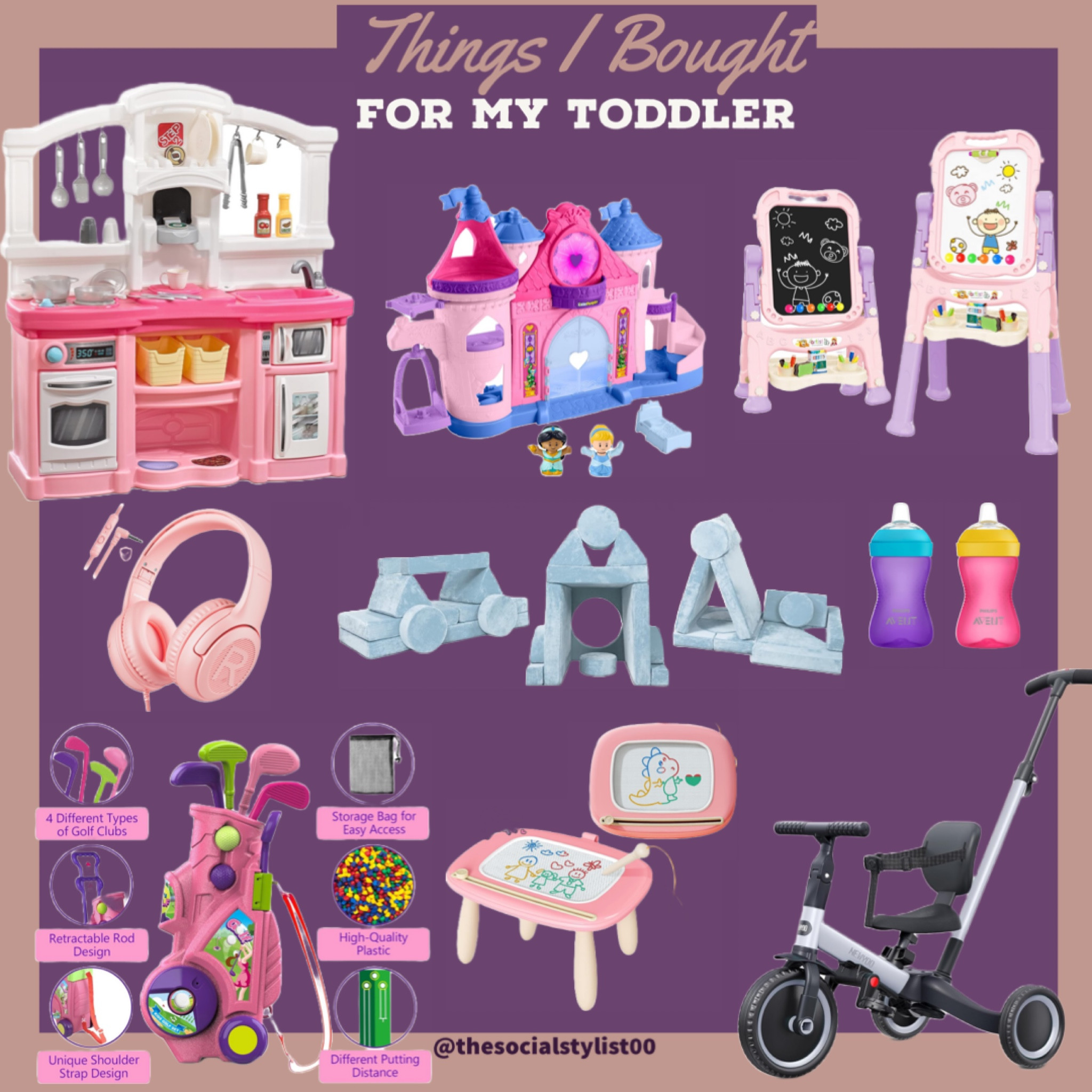 Things I Bought for my Toddler 

Toddler toys, baby toys, play toys, tricycle, doll house, golf, play couch 

#LTKkids #LTKbaby #LTKfamily