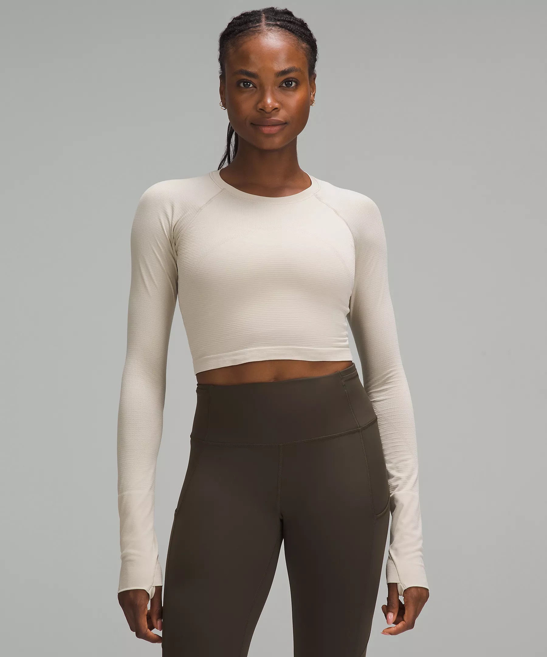 Swiftly Tech Cropped Long-Sleeve Shirt 2.0 | Lululemon (US)