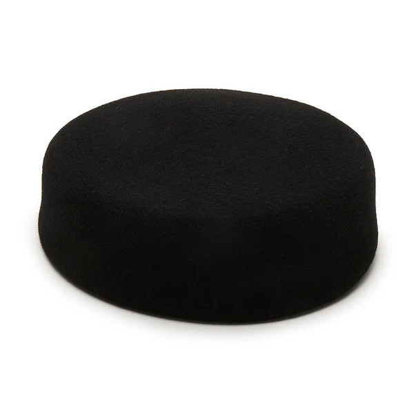 *PRE-ORDER* JET WOOL FELT PILLBOX HAT | LELE SADOUGHI