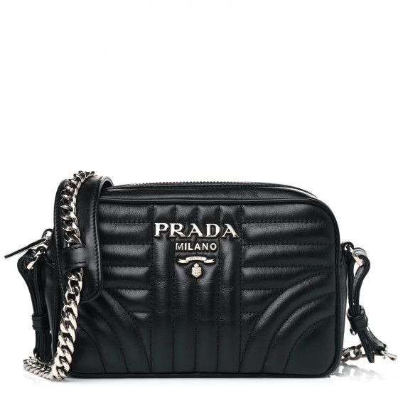 PRADA

Soft Calfskin Diagramme Crossbody Bag Black | Fashionphile