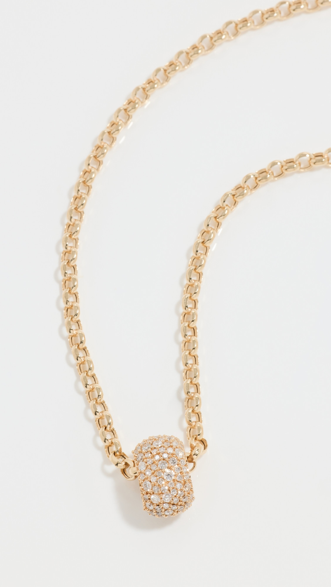 14k Shine Bright Rolo Big Bead Necklace | Shopbop