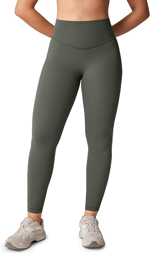 Hugcurve No Front Seam High Waisted Workout Leggings for Women Buttery Soft Yoga Pants Gym Athlet... | Amazon (US)