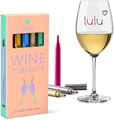 NEVER LOSE YOUR DRINK AGAIN - write your name on the glass or personalize it in any way you like ... | Amazon (US)