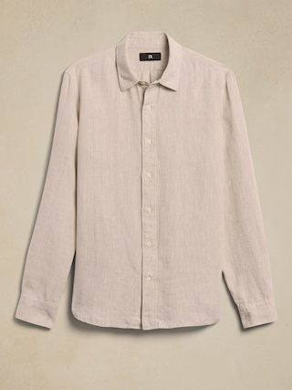 Slim Castello Linen Shirt | Banana Republic (US)