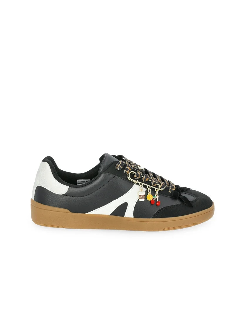 No Boundaries Lace-Up Sport Sneakers with Removable Charms, Women’s | Walmart (US)