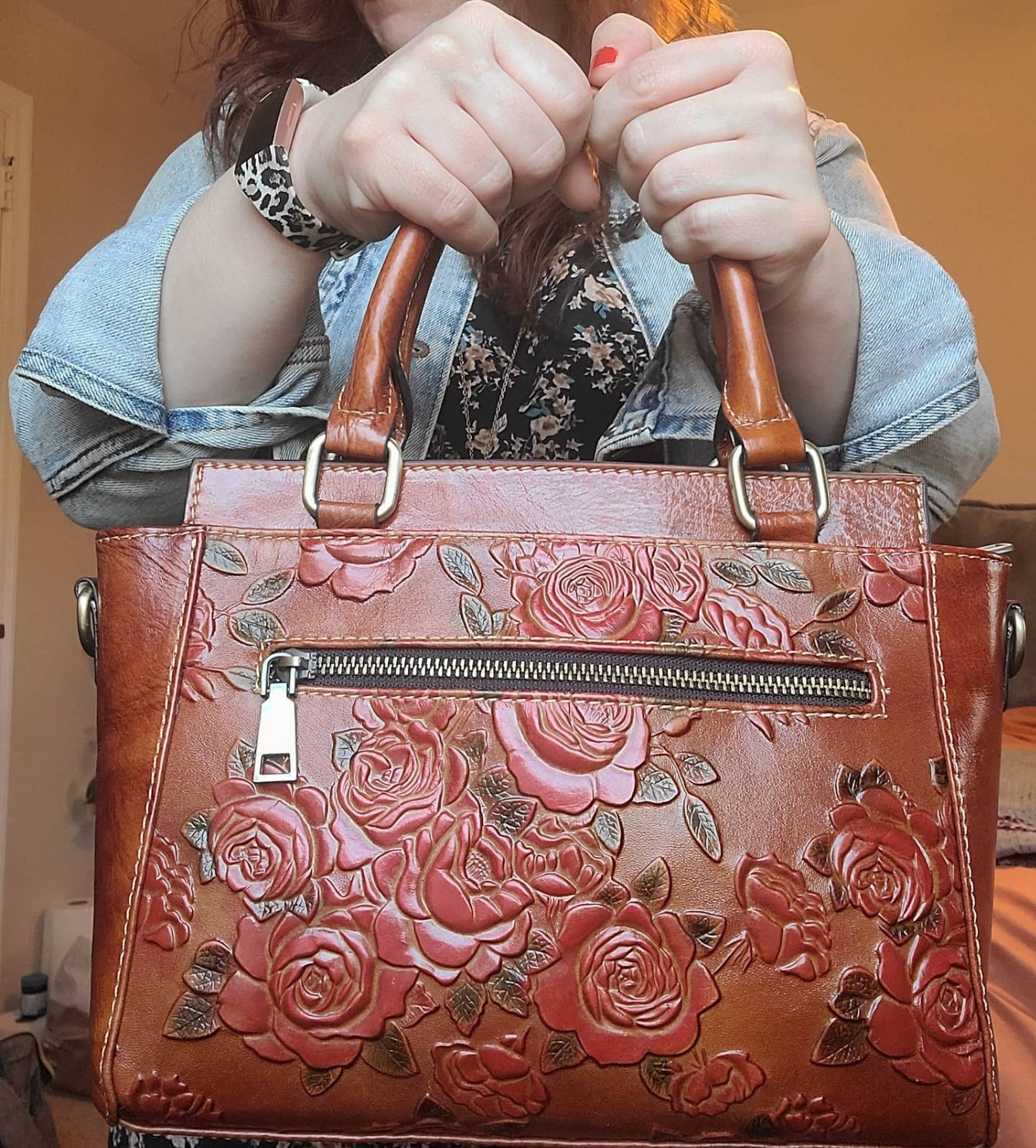 LETEULO Crossbody Bag for Women Leather Top Handle Tote Purses Vintage Satchels Handbag | Amazon (US)