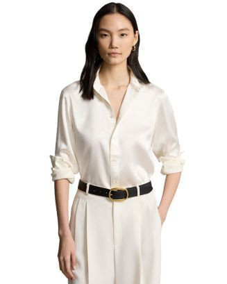Silk Long Sleeve Shirt | Bloomingdale's (US)