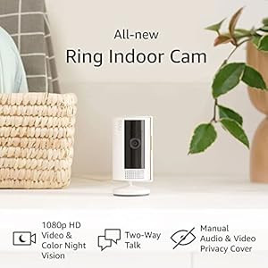All-new Ring Indoor Cam (2nd Gen) | 1080p HD Video & Color Night Vision, Two-Way Talk, and Manual... | Amazon (US)