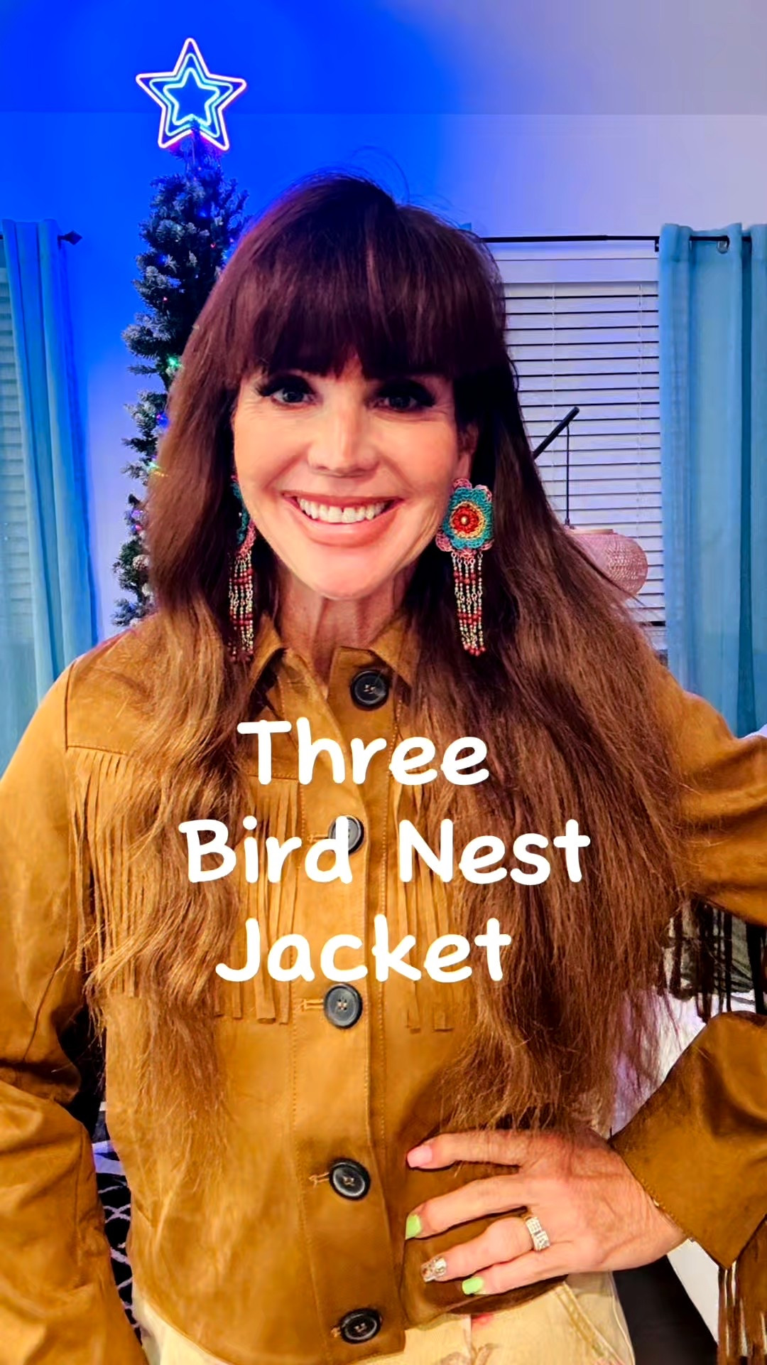 Fringe for days! How cute is this fringe faux suede jacket from Three Bird Nest? 🪹 I added fringe booties, a a faux suede bag, floral denim jeans and some beaded earrings!  

#LTKOver40 #LTKootd #LTKHoliday