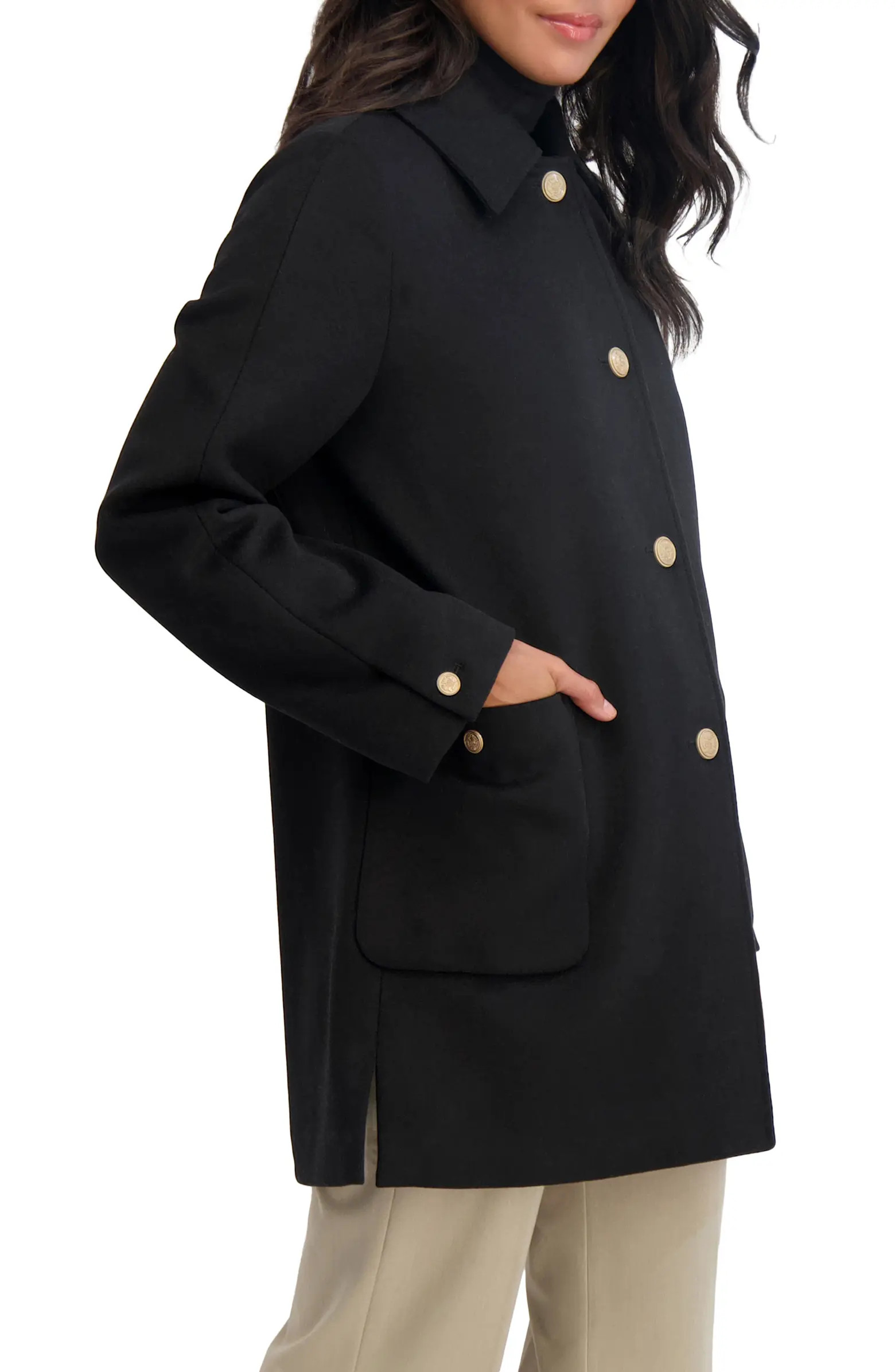 Paula Single Breasted Wool Bend Coat | Nordstrom Rack
