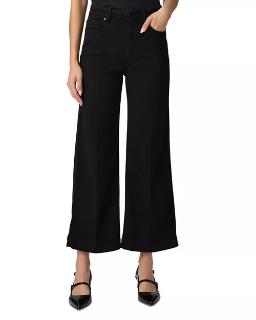 Anessa High Rise Cropped Wide Leg Jeans | Bloomingdale's (US)