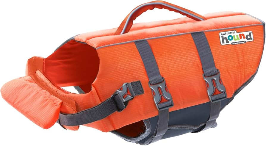 Outward Hound Granby Splash Orange Dog Life Jacket, Small | Amazon (US)