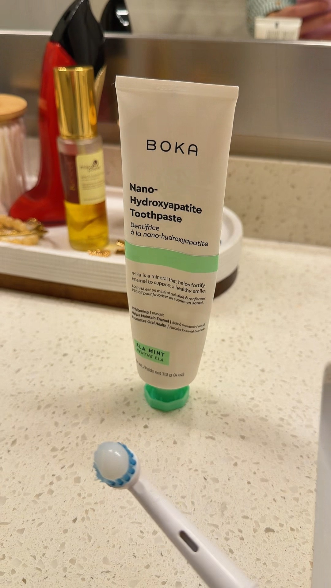 My favorite toothpaste, clean, gentle and fluoride free 

#LTKselfcare #LTKmorningroutine #LTKmomlife