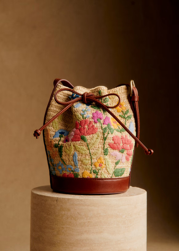 Mini Farrow Raphia Bag | Sezane Paris - US