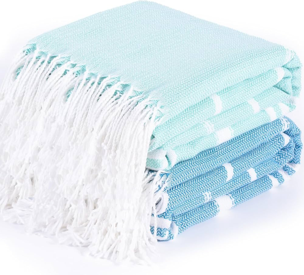 Thin Turkish Beach Towel Lightweight Soft Cotton Extra Large XL Oversized Sand Free Sandproof Abs... | Amazon (CA)
