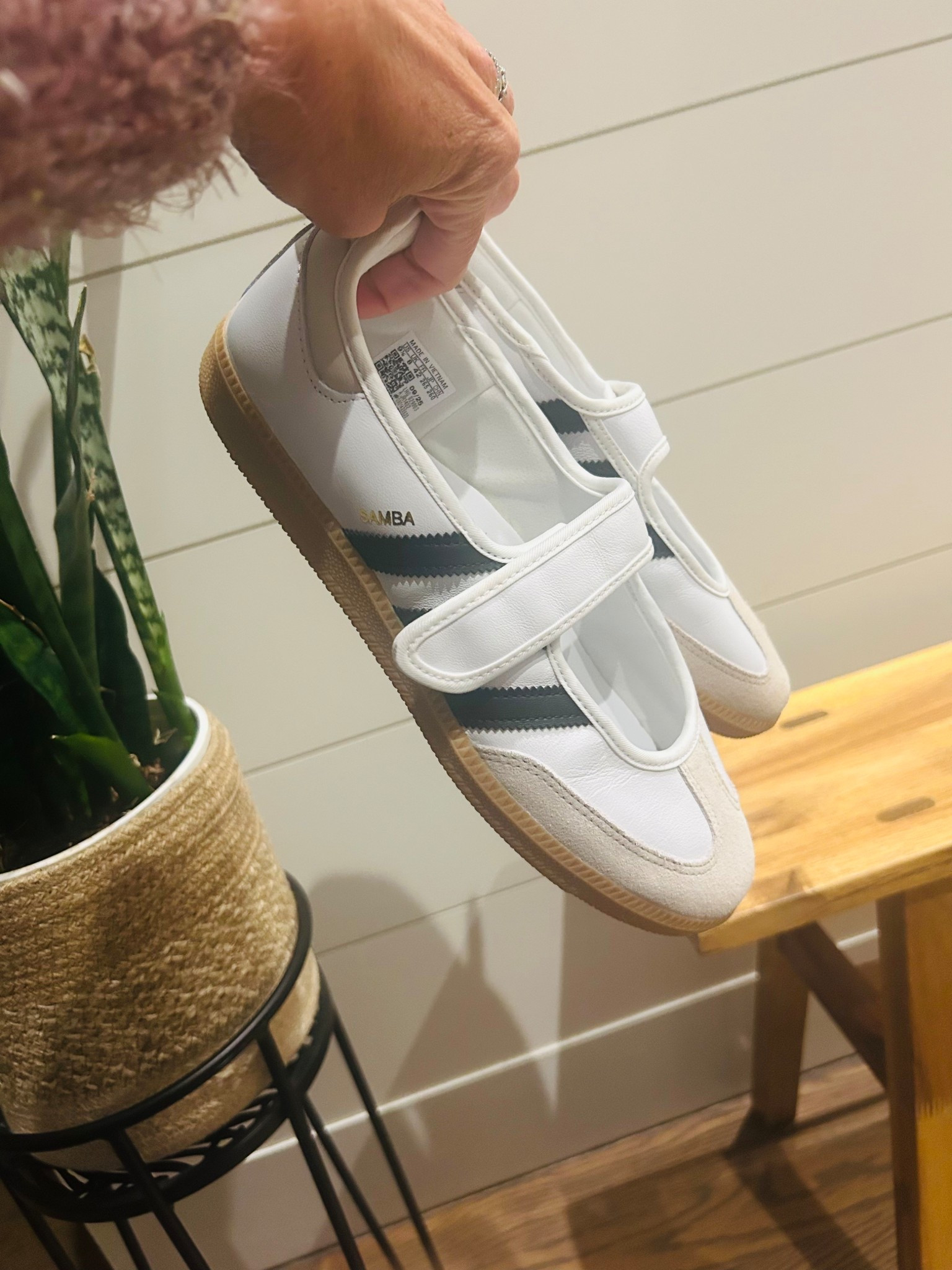 That moment your favorite sneaker comes out in a cute Mary Jane style 😍  I see these being my go to shoe this spring! #sneakerlover #adidas #samba #boymom #active

#LTKActive