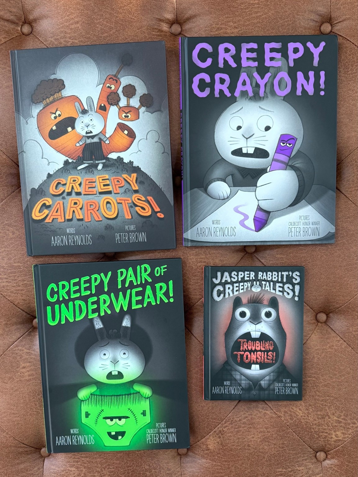 Creepy Carrots, Creepy Crayon, Creepy Underwear, Troubling Tonsils - some favorites to read at Halloween!

#LTKHalloween #LTKKids #LTKFamily