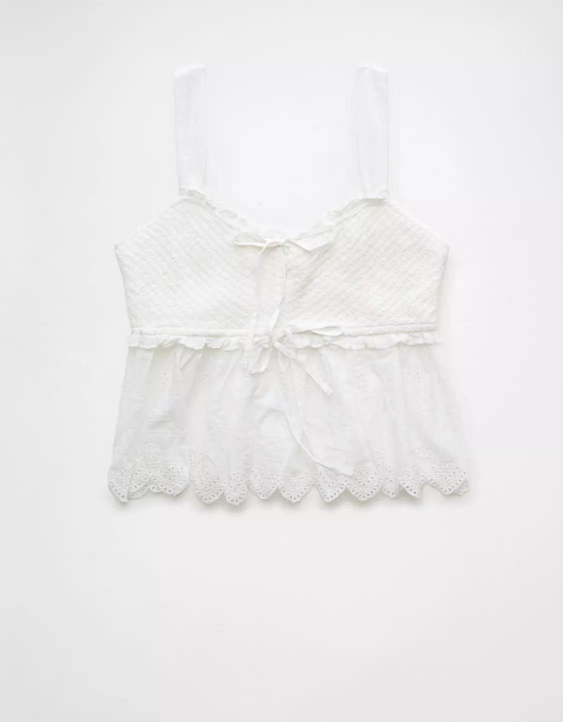 AE Smocked Babydoll Shirt | American Eagle Outfitters (US & CA)