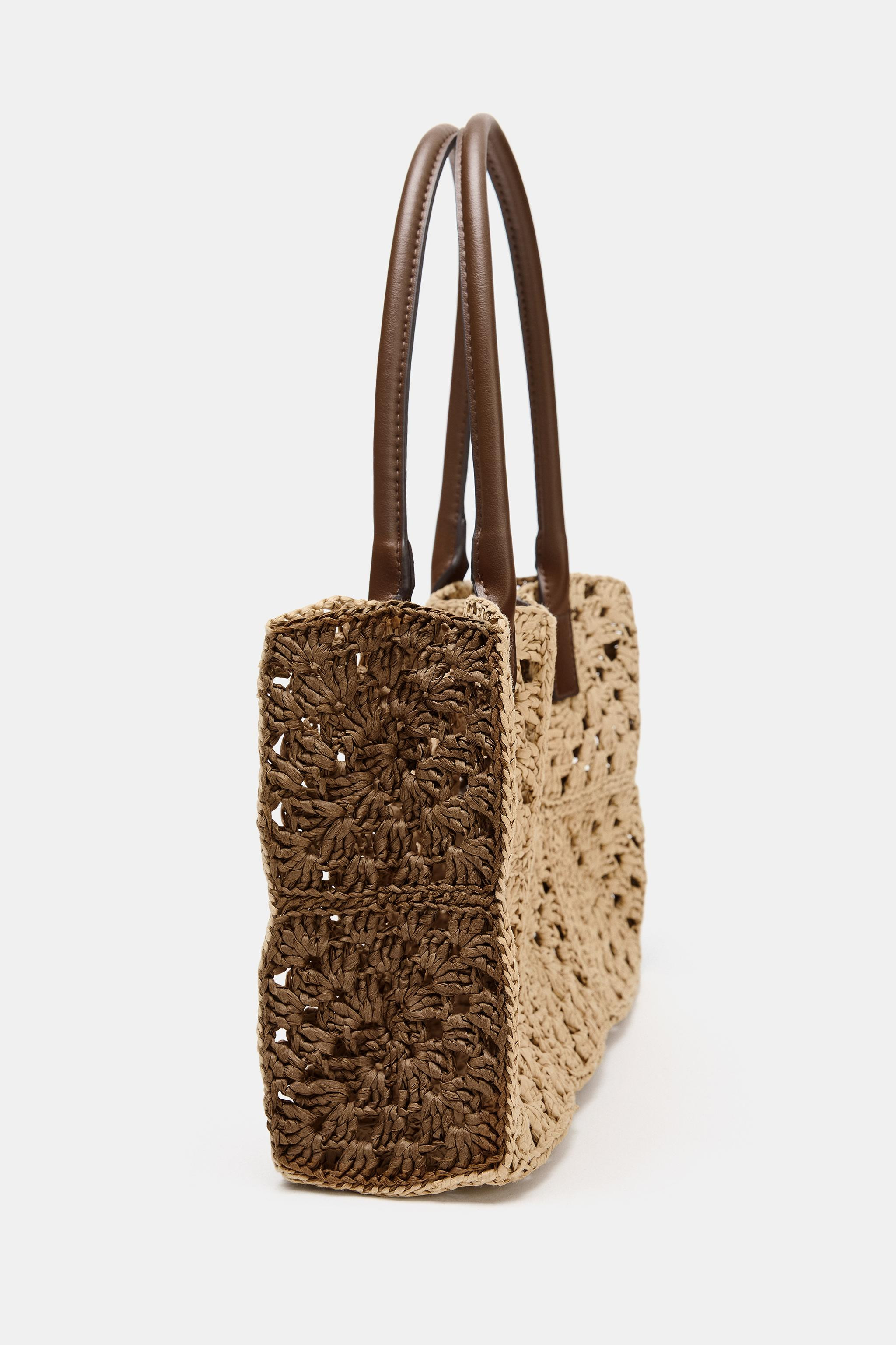 BRAIDED EFFECT TOTE BAG | Zara US
