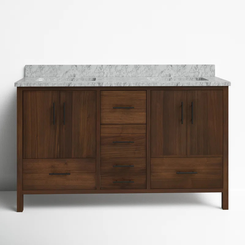 Kiara 60'' Double Bathroom Vanity | Wayfair North America