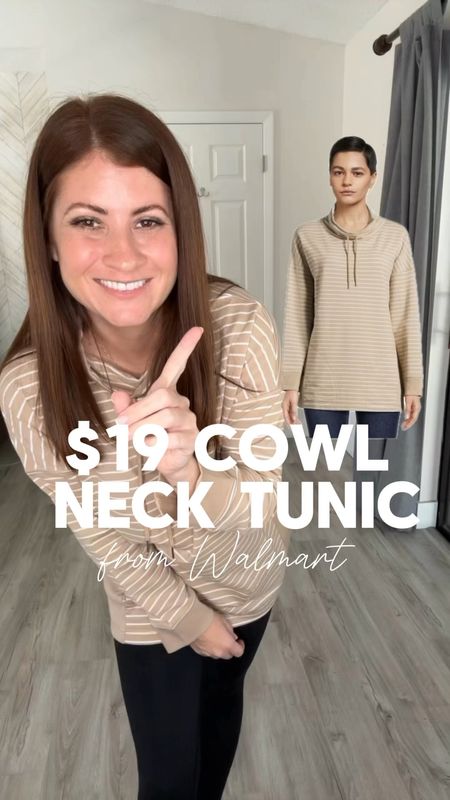 Another Walmart find you are going to want to get your hands on before it sells out! 🙌🏼 This $19 cowl neck tunic top is so good! Lightweight, cute and comfy! The only things I need!

Follow me for more affordable fashion finds and try ons! 

Wearing a small 

#LTKSeasonal #LTKstyletip #LTKfindsunder50