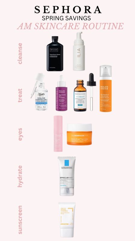 My morning skincare routine! Use code YAYSAVE for 30% off at Sephora! 

Beauty 
Skincare 
Skin routine 
Spring sale 
Sephora sale 

#LTKbeauty #LTKxSephora #LTKsalealert