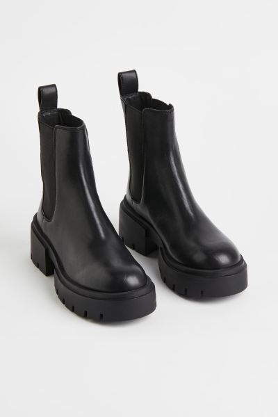 Leather Chelsea boots | H&M (UK, MY, IN, SG, PH, TW, HK)